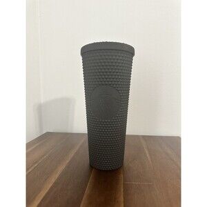 Disney Parks 50th Anniversary Castle Black Studded Starbucks Cup No Straw